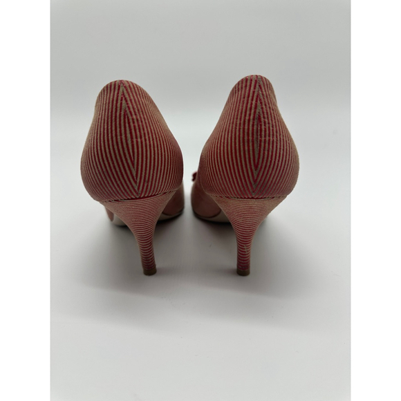 Salvatore Ferragamo Vara Bow Pumps Size 5 Leather Heels w Dust Bag - Picture 5 of 9